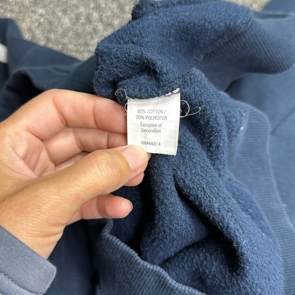 Vintage Champion UWEC Bluegolds College Blue Full Zip Sweatshirt Size Small - Picture 8 of 9